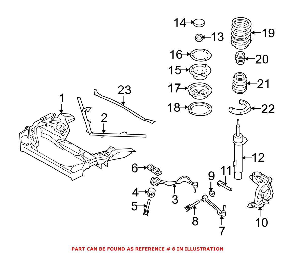 BMW Hex Bolt (M12x1.5) 31106763928